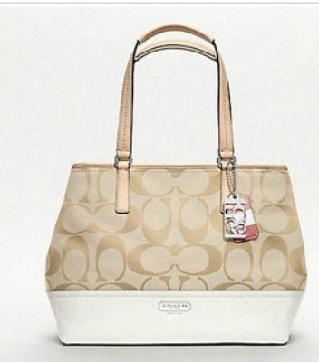 discount coach bags - 19354 white/coffee